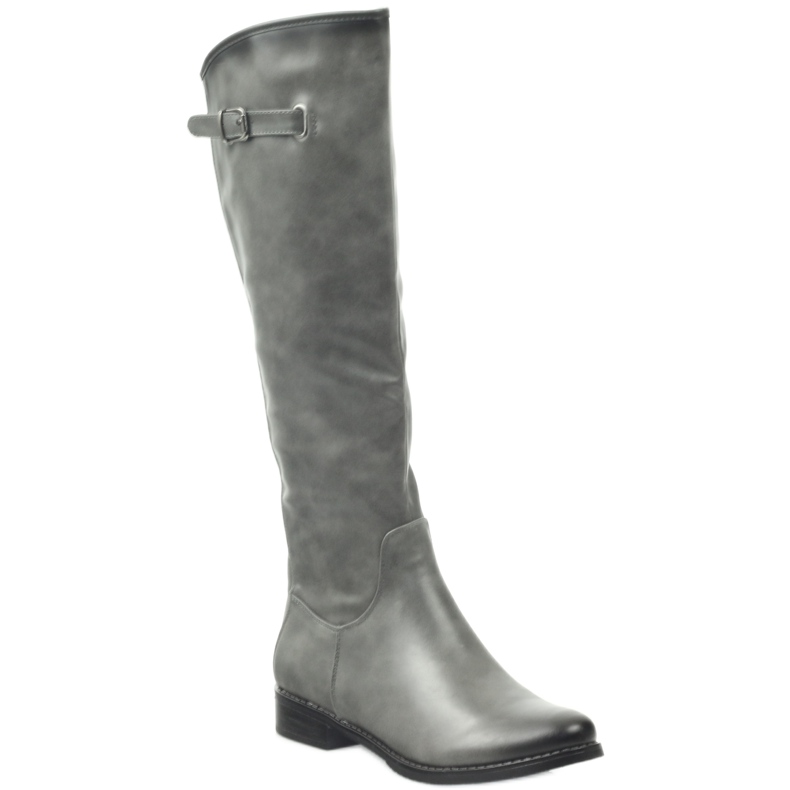 M.Daszyński Bottes Officiers Daszyński SA131 gris 1