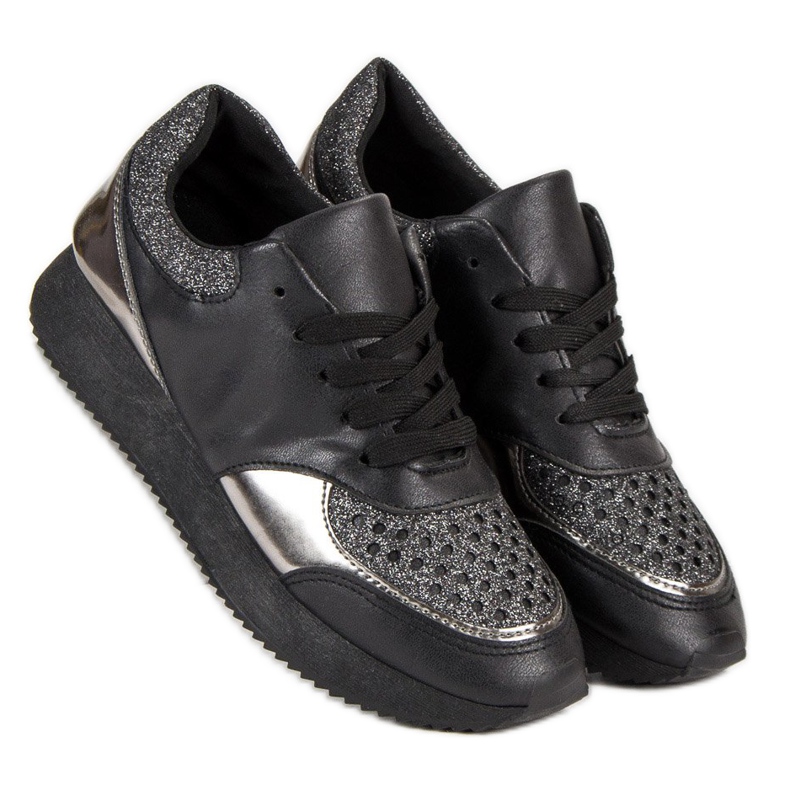 Baskets à la mode noir 2