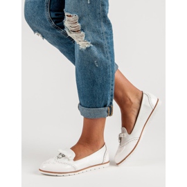 Super Me Mocassins blancs blanche 1 Super Me Mocassins blancs blanche 1