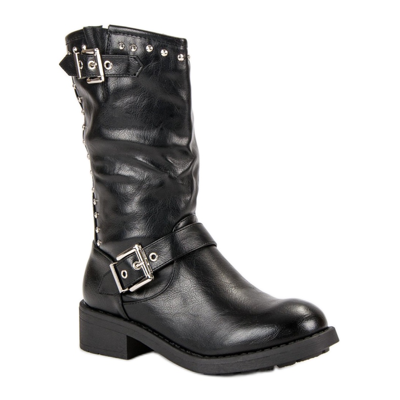 SDS Bottes d'ouvrier hautes le noir 1