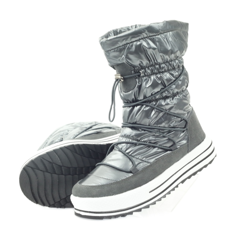 Bottes de neige sport sur fourrure DK gris 4