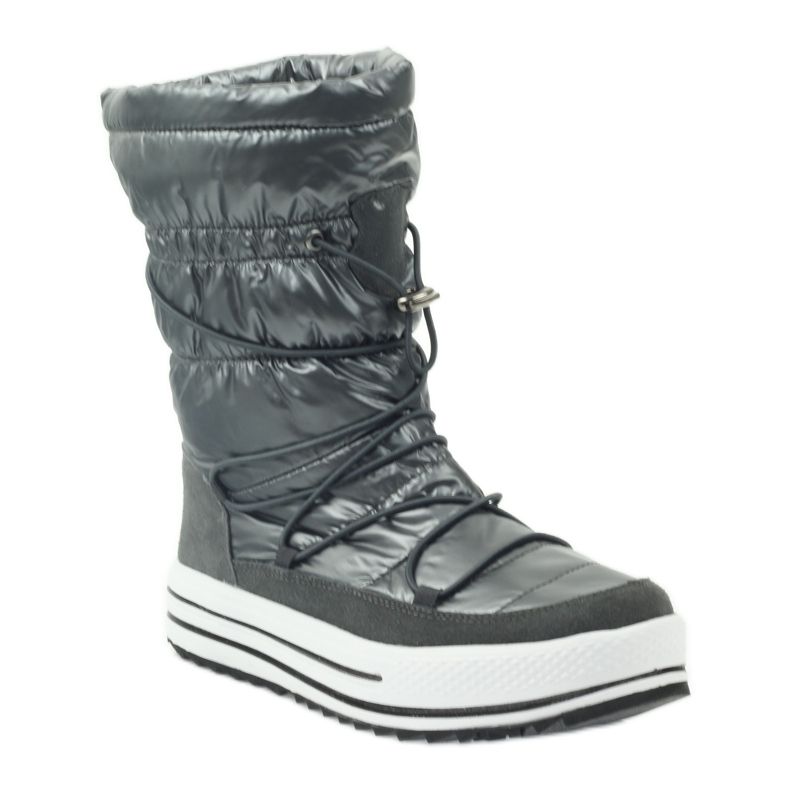 Bottes de neige sport sur fourrure DK gris 1