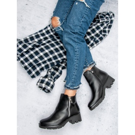 Seastar Bottes noires confortables le noir 3