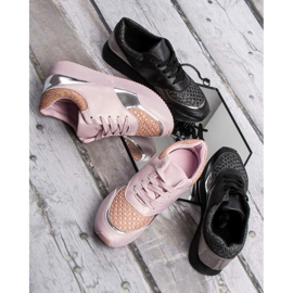 Baskets à la mode le noir 3