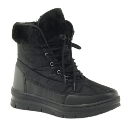 Bottes de neige sport sur fourrure DK noir 1