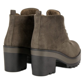Bottes légères à talons hauts vert 3