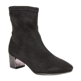 Kylie Bottes à enfiler noires le noir 1