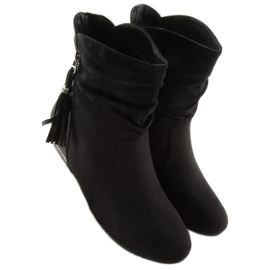 Bottes femme noires VQ-362 noir 1