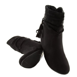 Bottes femme noires VQ-362 noir le noir 2