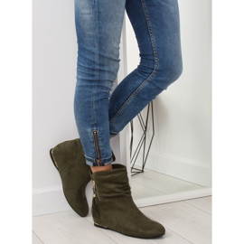 Vert Bottes saszki pour femmes VQ-362 Vert 6