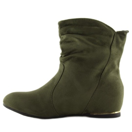 Vert Bottes saszki pour femmes VQ-362 Vert 3