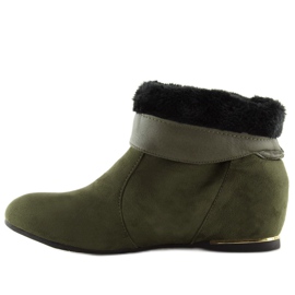 Vert Bottes saszki pour femmes VQ-362 Vert 4