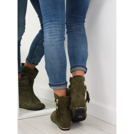 Vert Bottes saszki pour femmes VQ-362 Vert 5