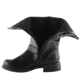 Bottes noires pour femmes JW19 Noir le noir 2