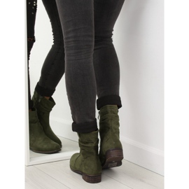 Bottes femme vertes 99-135 Olive 2