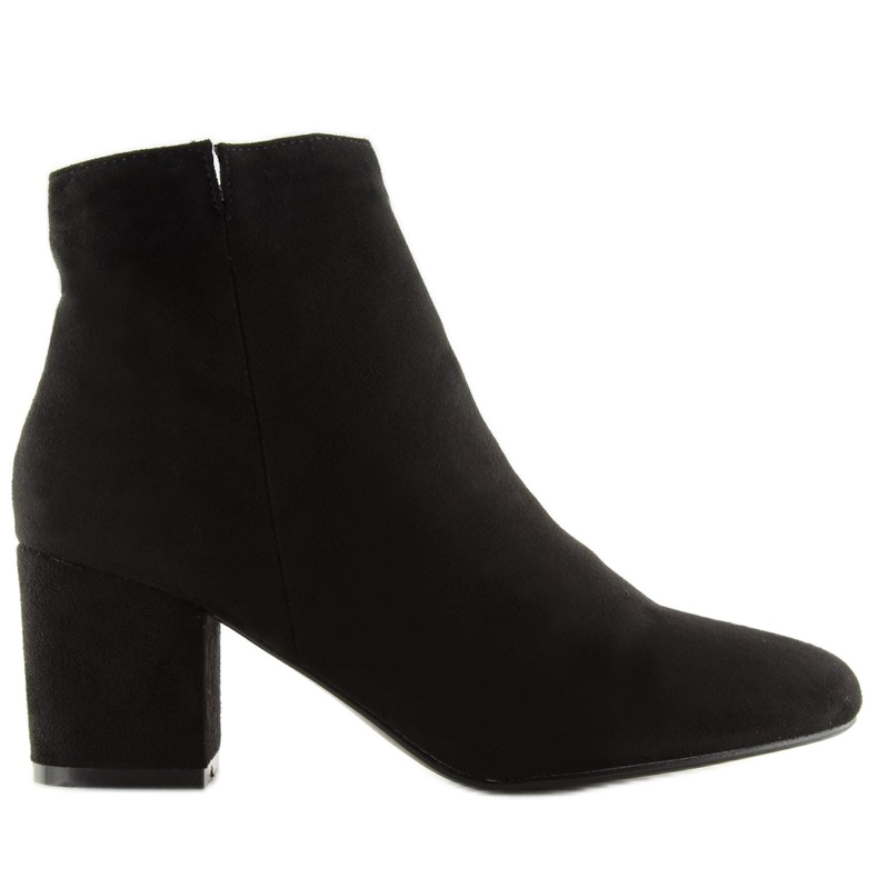 Bottines à talons noires 3126 noir 1