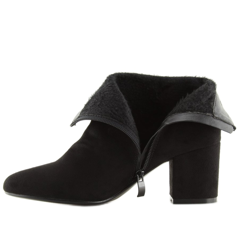 Bottines à talons noires 3126 noir le noir 2