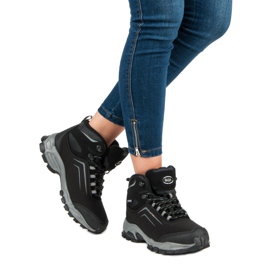 American Club Bottes américaines d'hiver pour femmes le noir 1