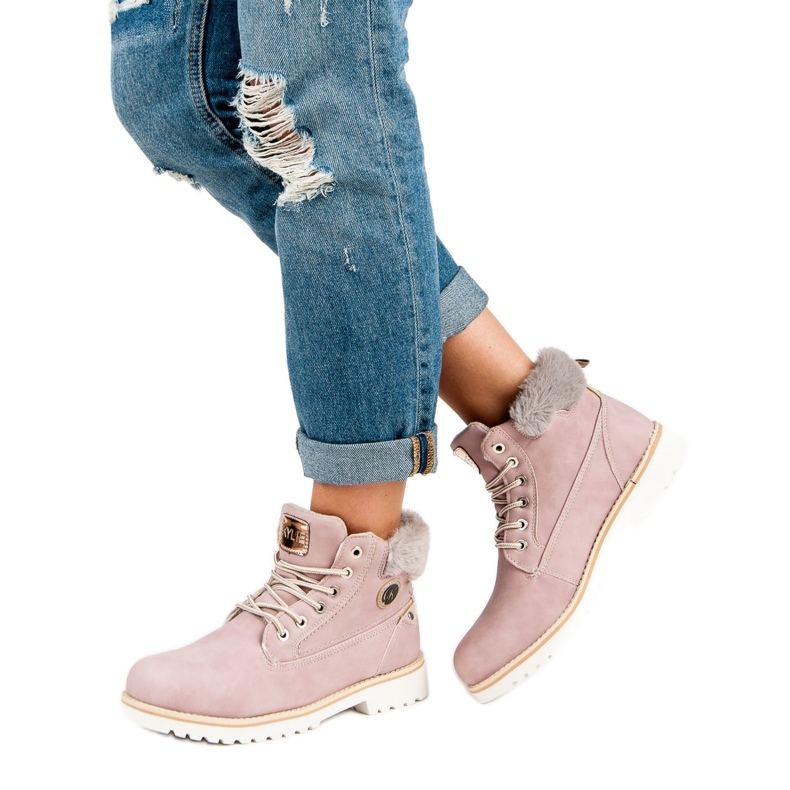 Kylie Trappeurs de poudre rose 2