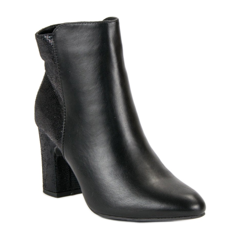 Kylie Bottines noires sur un poteau le noir 2