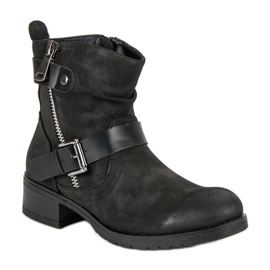 Bottines d'automne VINCEZA le noir 2