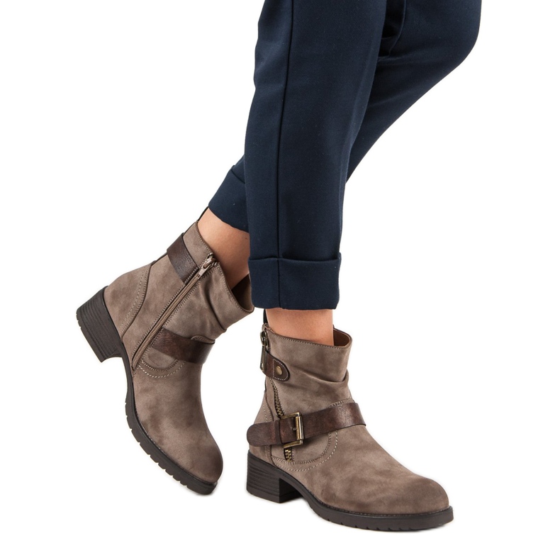 Bottines d'automne VINCEZA brun 1