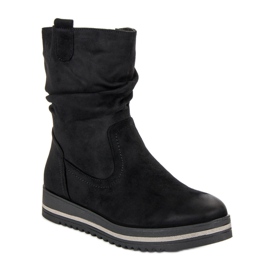 Bottes VINCEZA confortables noir 2