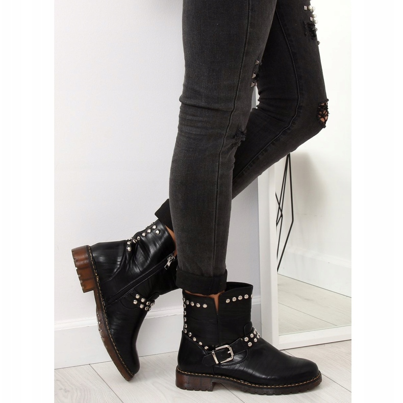 Bottes militaires noires A-30 Noir 1