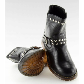Bottes militaires noires A-30 Noir le noir 2