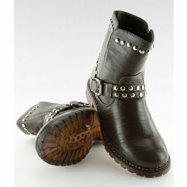 Bottes militaires vertes A-30 Vert 2