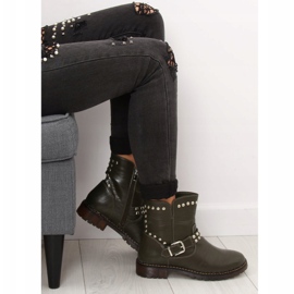 Bottes militaires vertes A-30 Vert 7