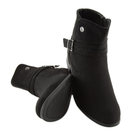 Bottines en daim noir JKD-52 Noir le noir 6