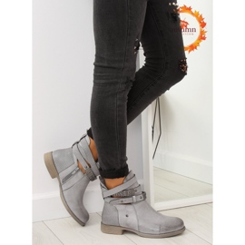 Bottines découpées gris 302-PA gris 1 Bottines découpées gris 302-PA gris 1
