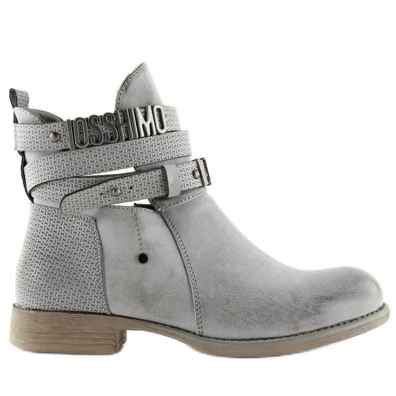 Bottines découpées gris 302-PA gris 2 Bottines découpées gris 302-PA gris 2