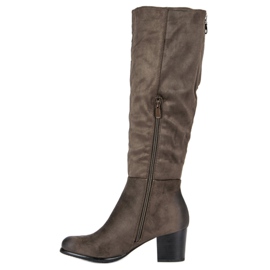 Bottines en daim VINCEZA vert 2