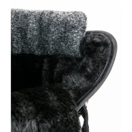 Mckeylor Bottes de neige noires à la mode le noir 3