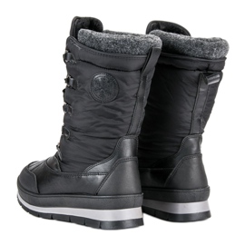 Mckeylor Bottes de neige noires à la mode le noir 1