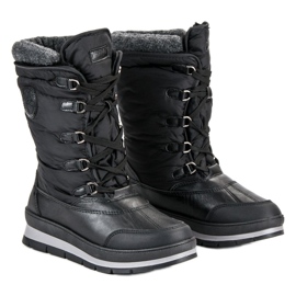 Mckeylor Bottes de neige noires à la mode le noir 2