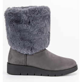 Kylie Chaussures d'hiver à la mode gris 1
