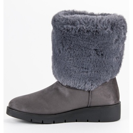 Kylie Chaussures d'hiver à la mode gris 2