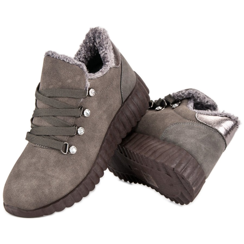 Kylie Baskets en daim brun 2