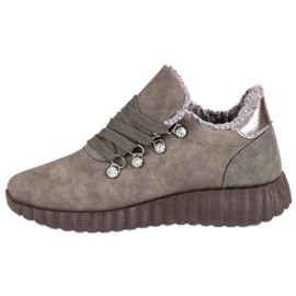 Kylie Baskets en daim brun 3