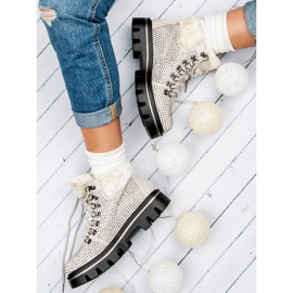 Kylie Bottes élégantes avec protecteur brun 1