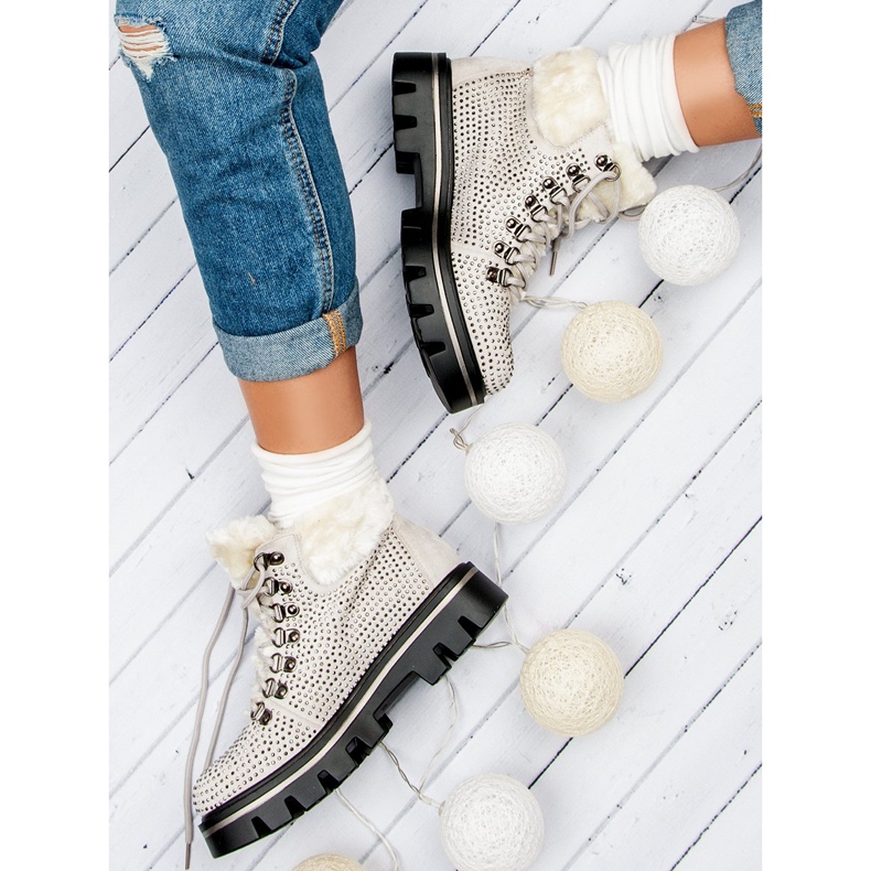 Kylie Bottes élégantes avec protecteur brun 1