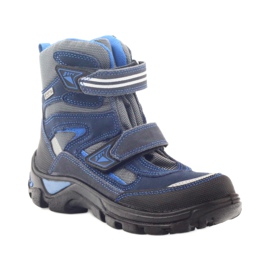 Bottes à membrane Bartek 44673 bleu gris bleu marine 1