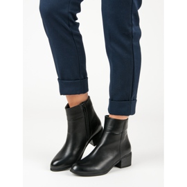 Small Swan Bottines classiques à talons hauts le noir 6