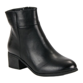 Small Swan Bottines classiques à talons hauts le noir 2