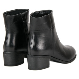 Small Swan Bottines classiques à talons hauts le noir 4