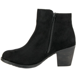 Bottines en daim noir le noir 5