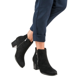 Bottines en daim VINCEZA le noir 3